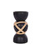 HomeMarkt Decorative Vase Maynard Black 32x32x62.5cm