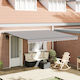 vidaXL Awning fabric Gray