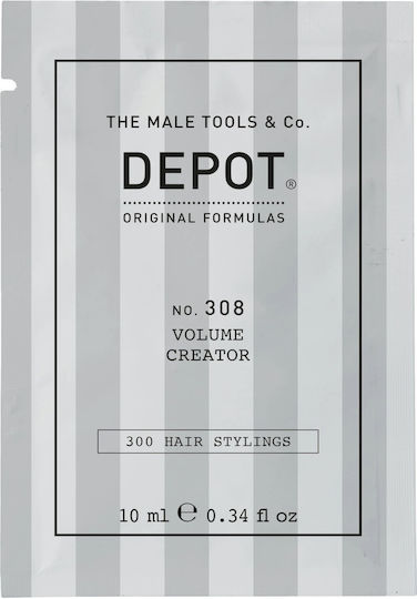 Depot 300 Hair Stylings No 308 UV Filter Hair Styling Gel Volume Medium Hold 10 Ml