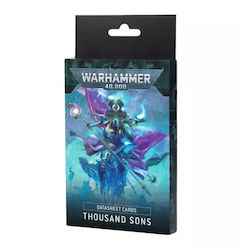 Warhammer 40k Cartonașe cu Date Thousand Sons Engleză 36-02 Warhammer 40k Cartonașe cu Date Thousand Sons Engleză 36-02