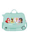Disney Children's Travel Suitcase Hard Light Blue with 4 Wheels