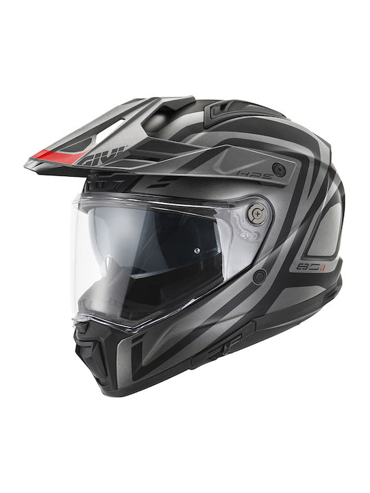 Givi H80.1 Apex Black/Titan/Red Κράνος Μηχανής ...