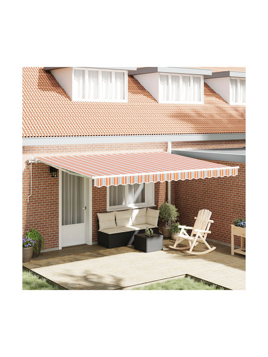 vidaXL Terrace Wall Tent Orange 4.5x3cm