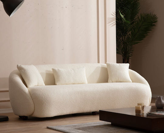 Napoli Three-Seater Couch Cream 230x94x75 cm