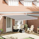 vidaXL Awning fabric Gray