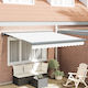 vidaXL Awning fabric White