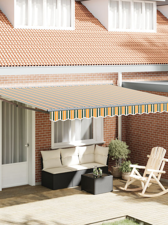 vidaXL Terrasse Zelt mit LEDs Grüne 4x3.5m