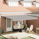vidaXL Awning fabric Gray
