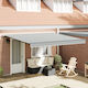 vidaXL Awning fabric Green 3x4m