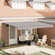 vidaXL Awning fabric Gray