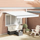 vidaXL Awning fabric White