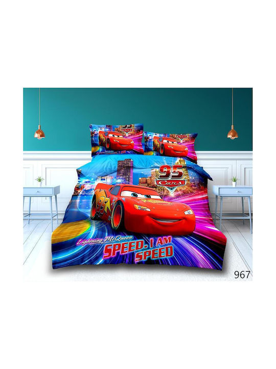 Το μεγάλο παζάρι Σετ Μονά με Λάστιχο 160x240cm