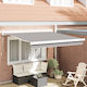 vidaXL Awning fabric Gray 2.5x3m