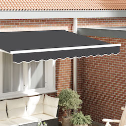 vidaXL Material Pentru Copertină Gri 2.3x0.2m