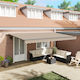 vidaXL Awning fabric Beige 3x5m