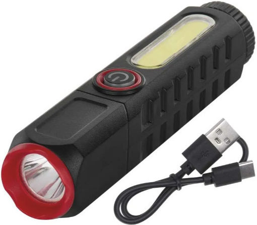 Emos Rechargeable Flashlight LED with Maximum Brightness 120lm