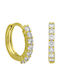 Brizzling Ohrringe aus Silber Vergoldet mit Diamant