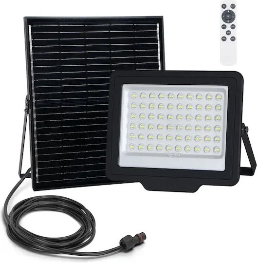 Aigostar Wasserdicht Solar LED Flutlicht 200W Kaltweiß 6500K mit Fernbedienung IP65