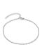 Asimi Body Piercing Stainless Steel Light Blue Foot Chain