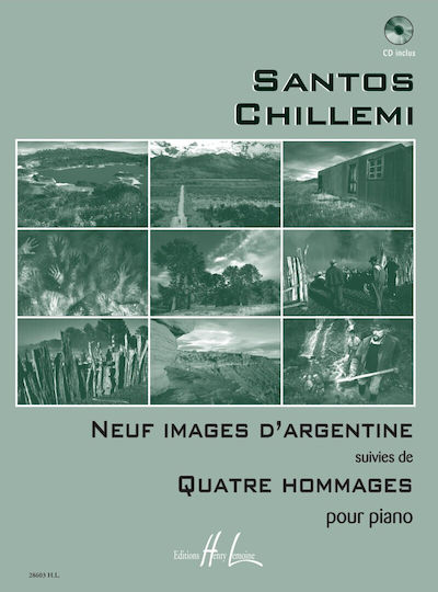 Santos Chillemi 9 Images D Argentine Pour Piano Βιβλίο Πιάνο