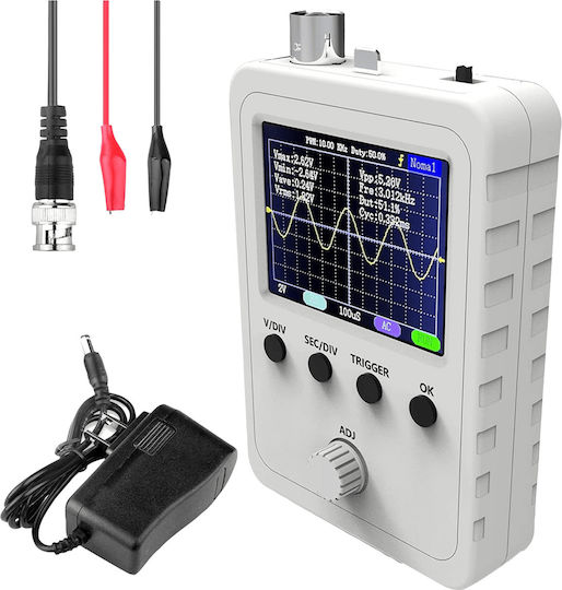 Osciloscop Digital Ecran de 2.4 Inch 1 Canal Analog Bandwidth 0 200 Khz Quimat Dso138