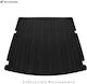 Rubber Boot Mat for Boot Space Compatible with Seat Arona 2017-Present Non-slip and Durable