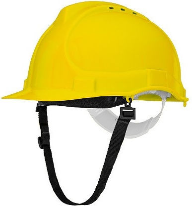 Procera 123468 Cască Șantier de construcții cu dopuri de urechi Galben