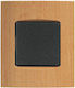 Popp Wall Switch One-Way Medium Gray