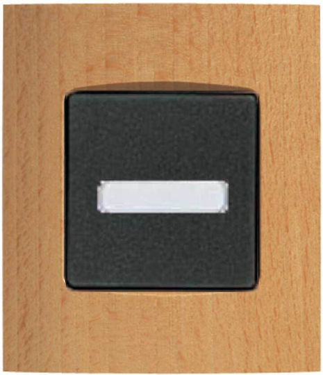 Arcada Holz Eiche Wandschalter Beschriftung + Licht 12v