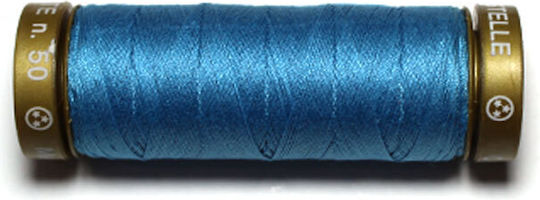 Sewing Thread Tre Stelle 100% Cotton Col 407 Light Blue 1pc 100mtr