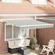vidaXL Awning fabric Green 2.5x3m