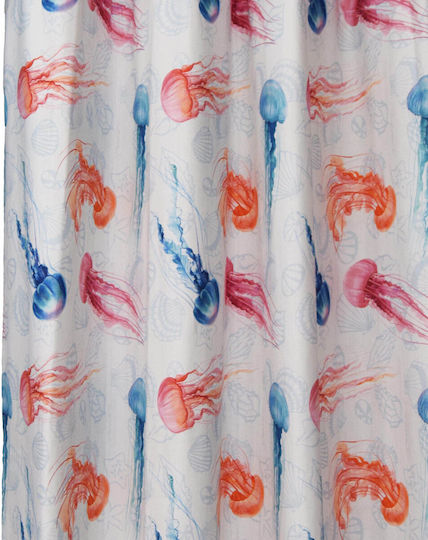 Decocraft Curtain with Pencil Pleat Digital Blue 140x270cm