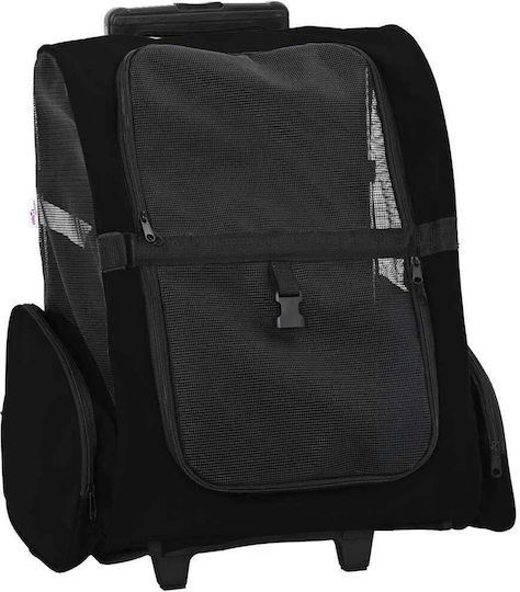 vidaXL Kinderwagen für Hunde / Katzen bis 20kg Schwarz L57xB48xH32cm.