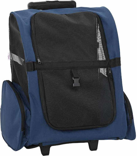 vidaXL Dog/Cat Carrying Blue Stroller for 20kg Pets L57xW48xH32cm