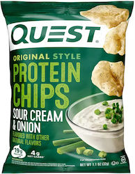 Protein Chips 32g Quest Nutrition Sour Cream & Onion Protein Chips 32g Quest Nutrition Sour Cream & Onion