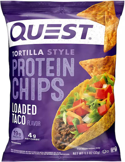 Protein Tortilla Chips 32g Quest Nutrition Loaded Taco