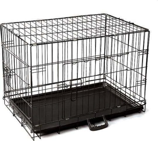 Nobleza Dog Wire Crate with 2 Doors 109x72cm
