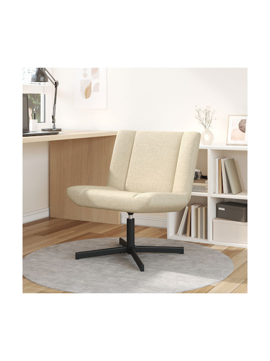 Stuhl in Beige Farbe 63x75x76cm 1Stück