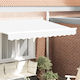 vidaXL Awning fabric White 0.2x2.8m