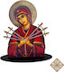 Abbildung der Panagia Eptaspahi mit Basis
