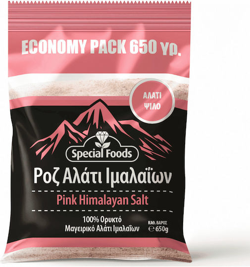 Special Foods Pink Himalayan Fine Salt Economy Pack 650g