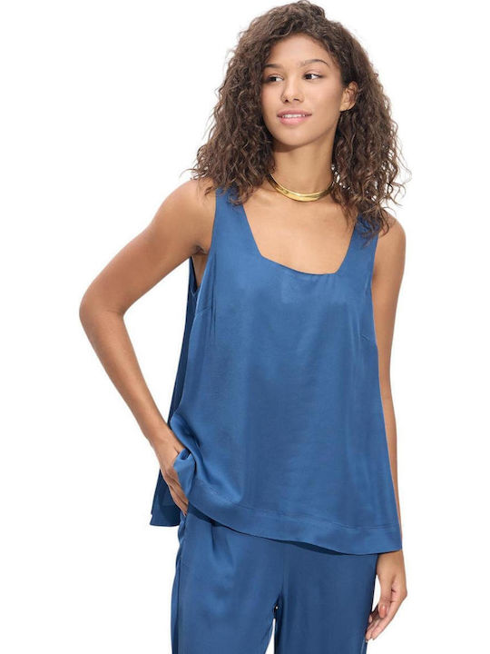 Passager Women's Blouse Sleeveless Blue