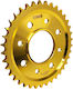 Rear Wheel Sprocket Reinforced Steel Racing 428 35T Honda Innova Tobaki Gold