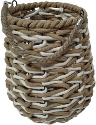 keleman Tabletop Rope Lantern White 23x23x26cm