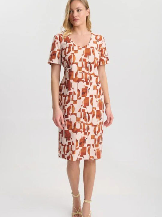 Summer Midi Dress Taba 05-9016-Taba