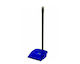 Plastic Dustpan with Stick Blue