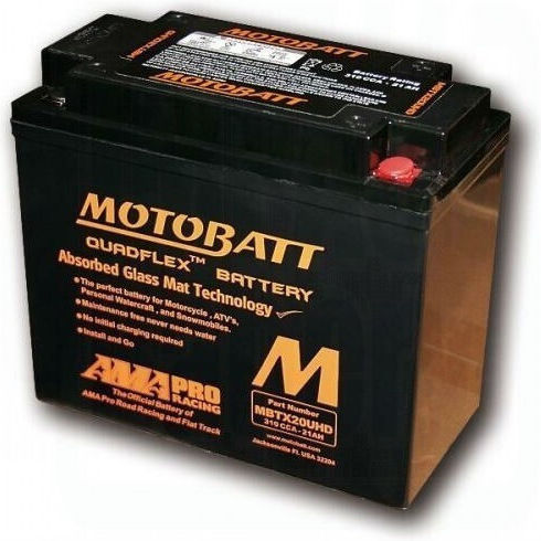 MotoBatt Затворен тип Мотоциклетна батерия 310Спецификация с капацитет 22.3Ах