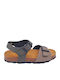 Kindersandalen Anatomisch Khaki-Taupe