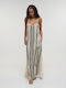 Sommer Maxi Damenkleid Mehrfarbig