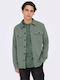 Long-sleeved Denim Shirt Castor Gray